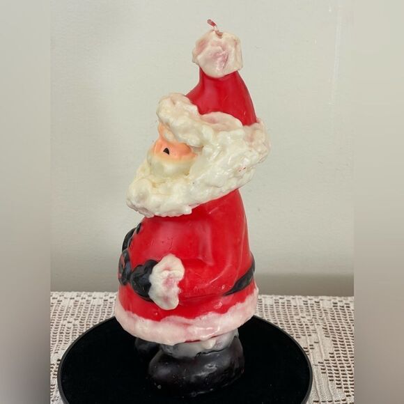 Vintage Santa Claus candle || Christmas candle || vintage Christmas Santa candle - Picture 10 of 11